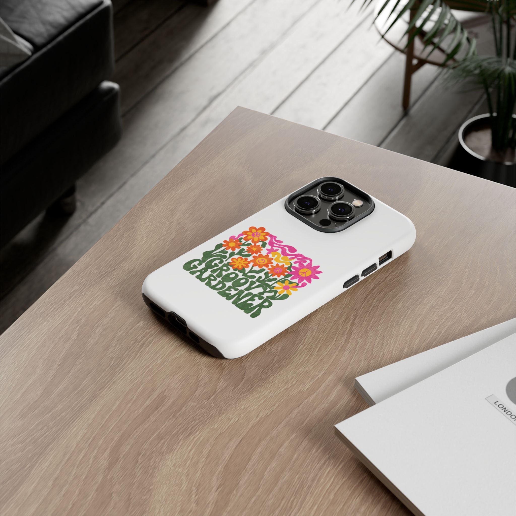 Groovy Gardener Phone Case - Retro Floral iPhone Cover
