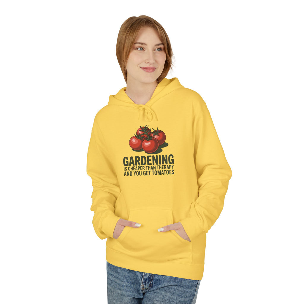 Gardening Is Cheaper Than Therapy Hoodie – Funny Tomato Gardeners Pullover