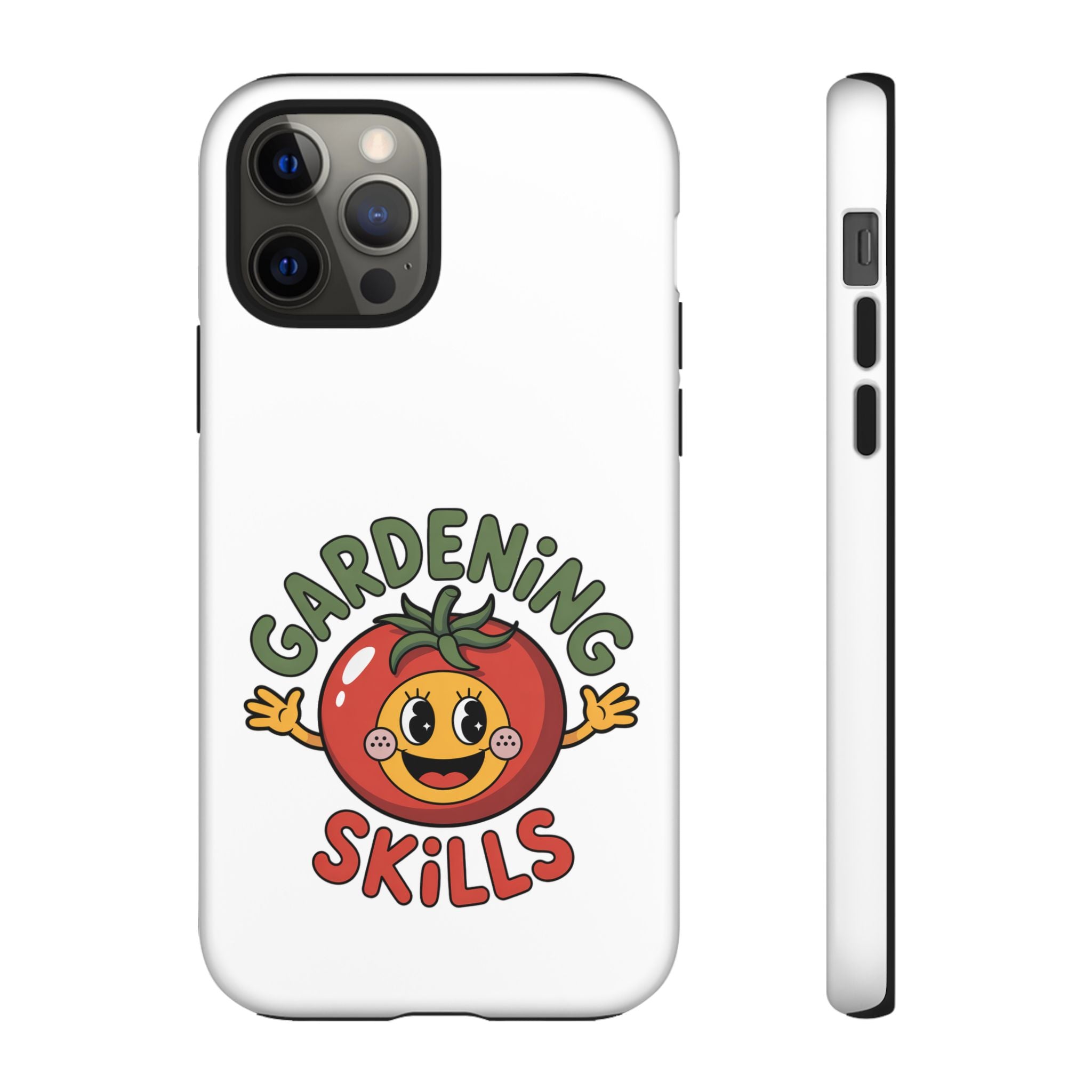 Gardening Skills Phone Case — Cute Tomato Plant Lover Protective Cover