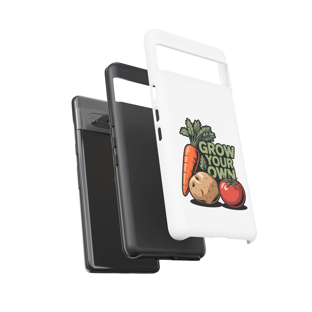 Grow Your Own Vegetables Phone Case — Gardening Carrot Potato Tomato Design