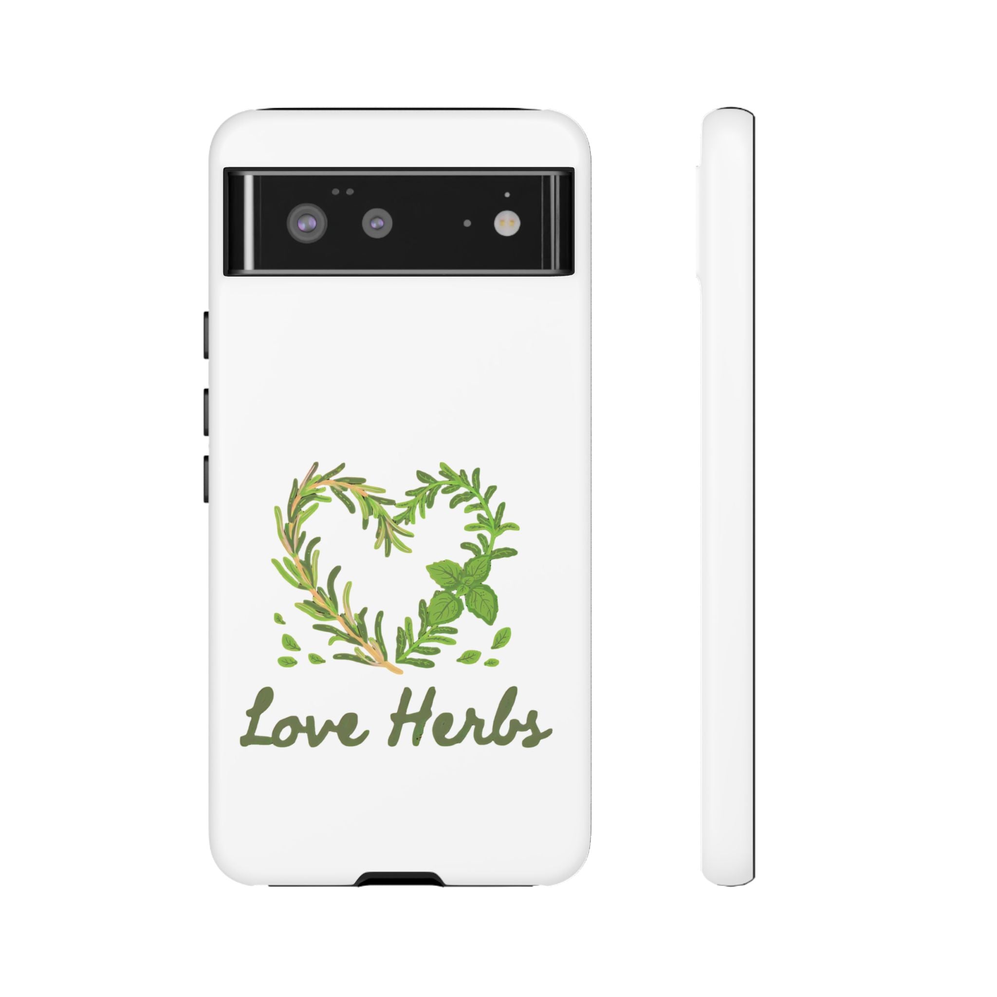 Herb Heart Phone Case - "Love Herbs" Botanical iPhone Cover