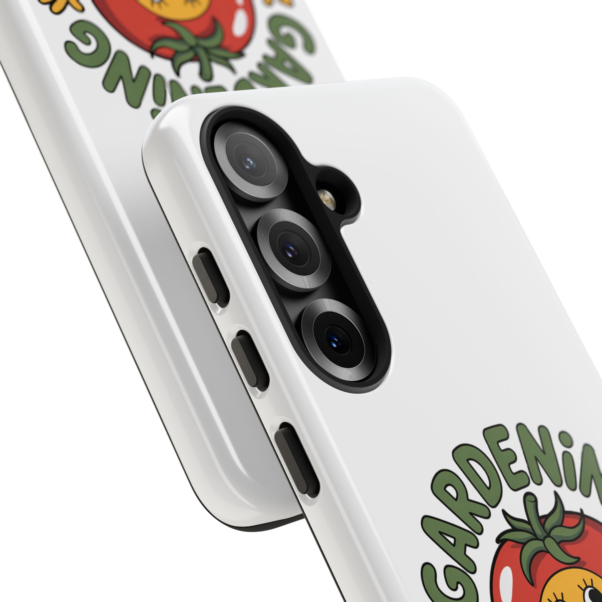 Gardening Skills Phone Case — Cute Tomato Plant Lover Protective Cover