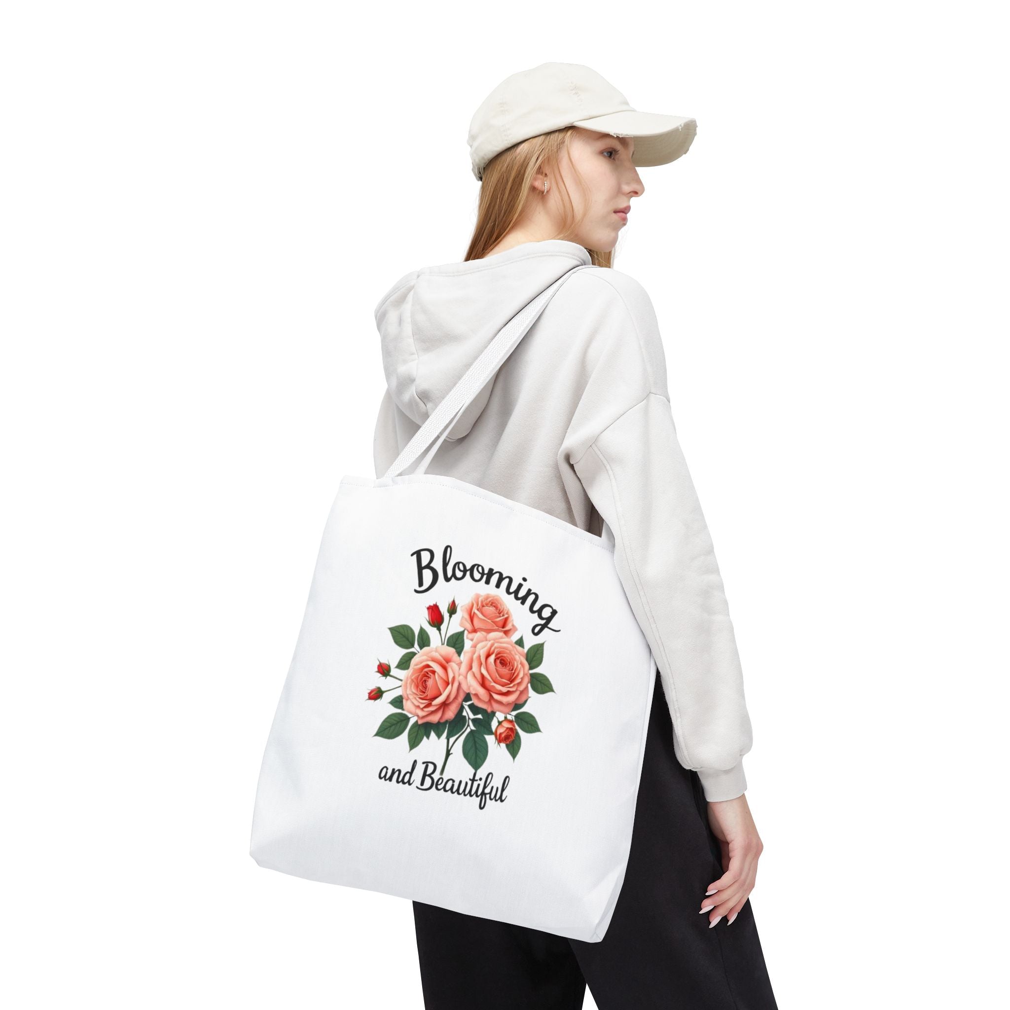 Blooming and Beautiful Floral Tote Bag
