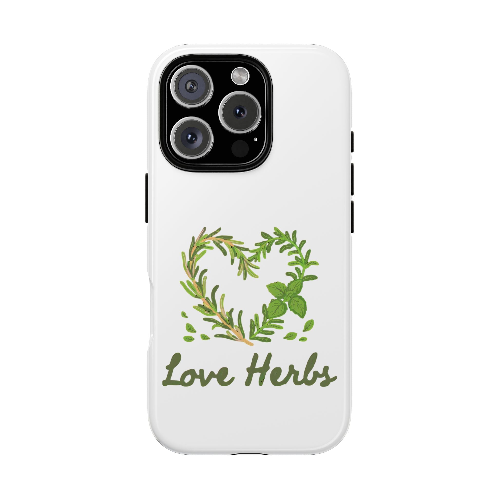 Herb Heart Phone Case - "Love Herbs" Botanical iPhone Cover