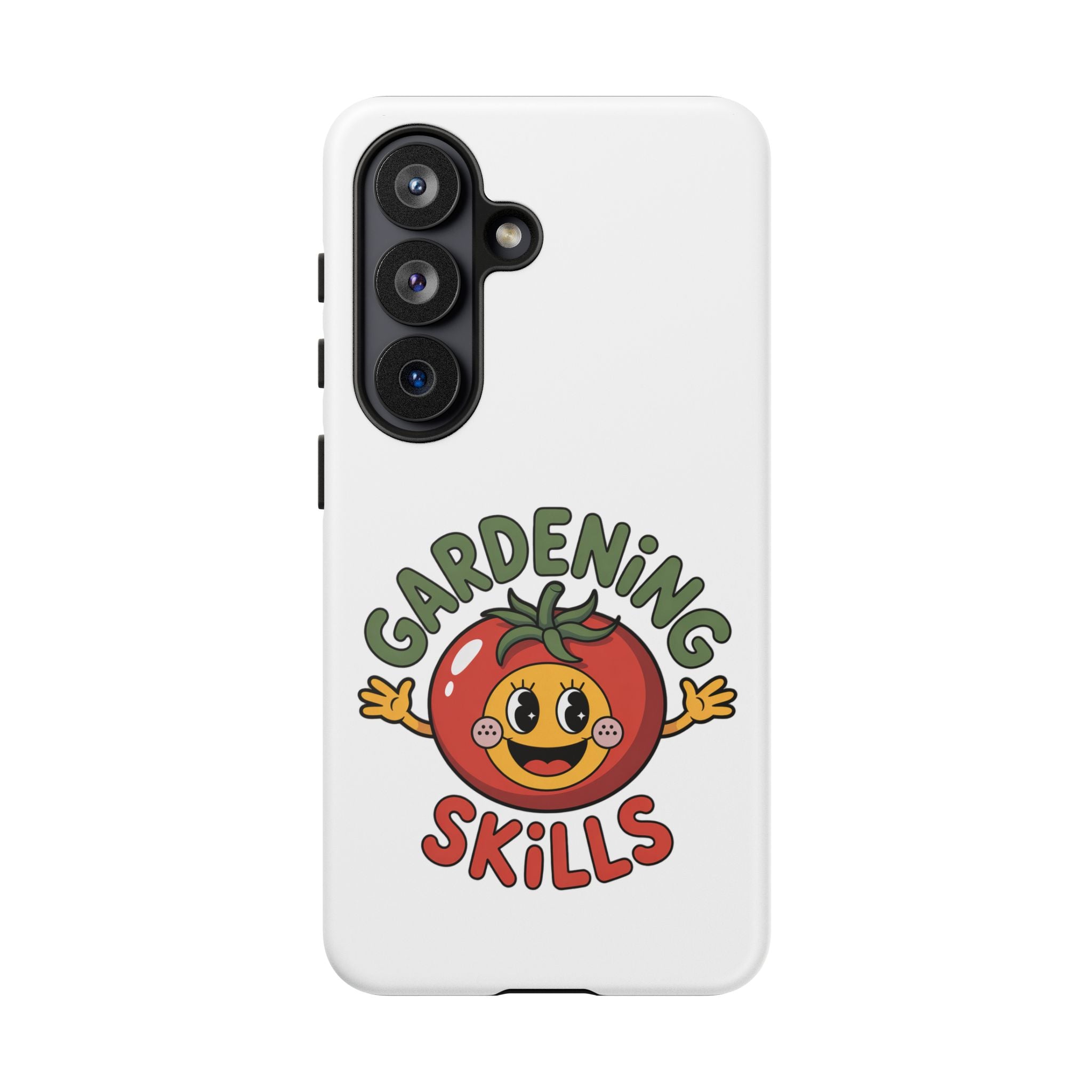 Gardening Skills Phone Case — Cute Tomato Plant Lover Protective Cover