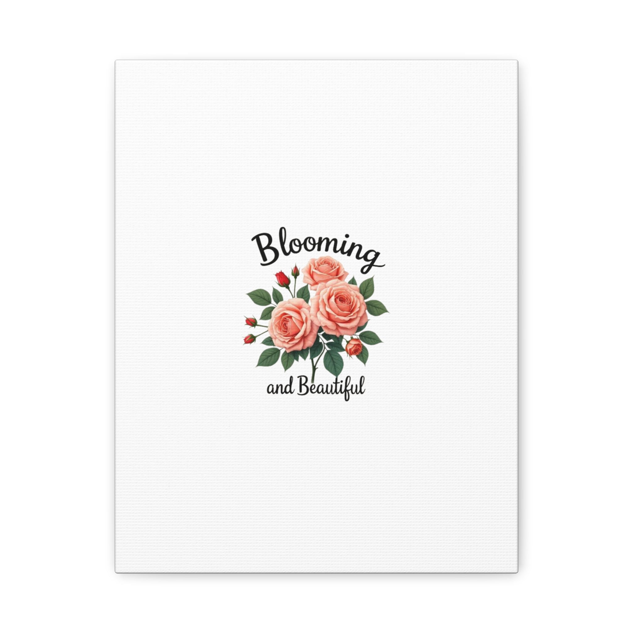 Blooming and Beautiful Rose Bouquet Canvas Wall Art