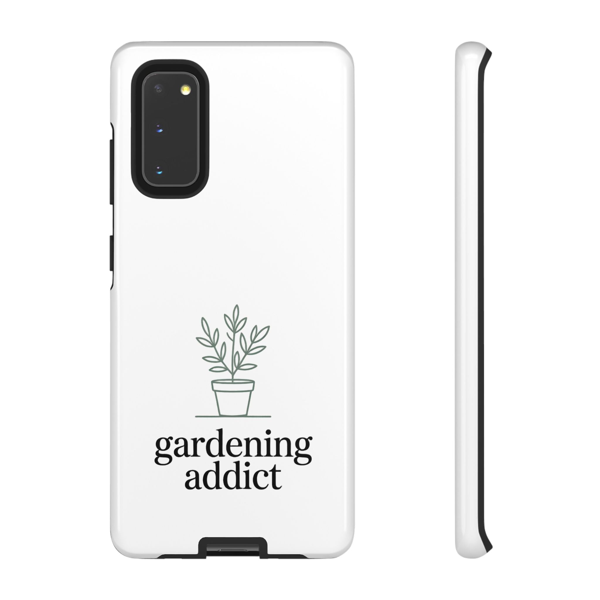 Phone Case — 'gardening addict' Minimal Plant Design