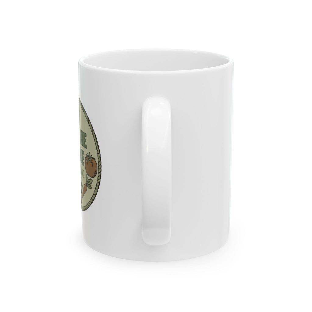Leaf Me Alone I'm Gardening Ceramic Mug – Vintage Garden Lover Coffee Cup (11oz, 15oz)