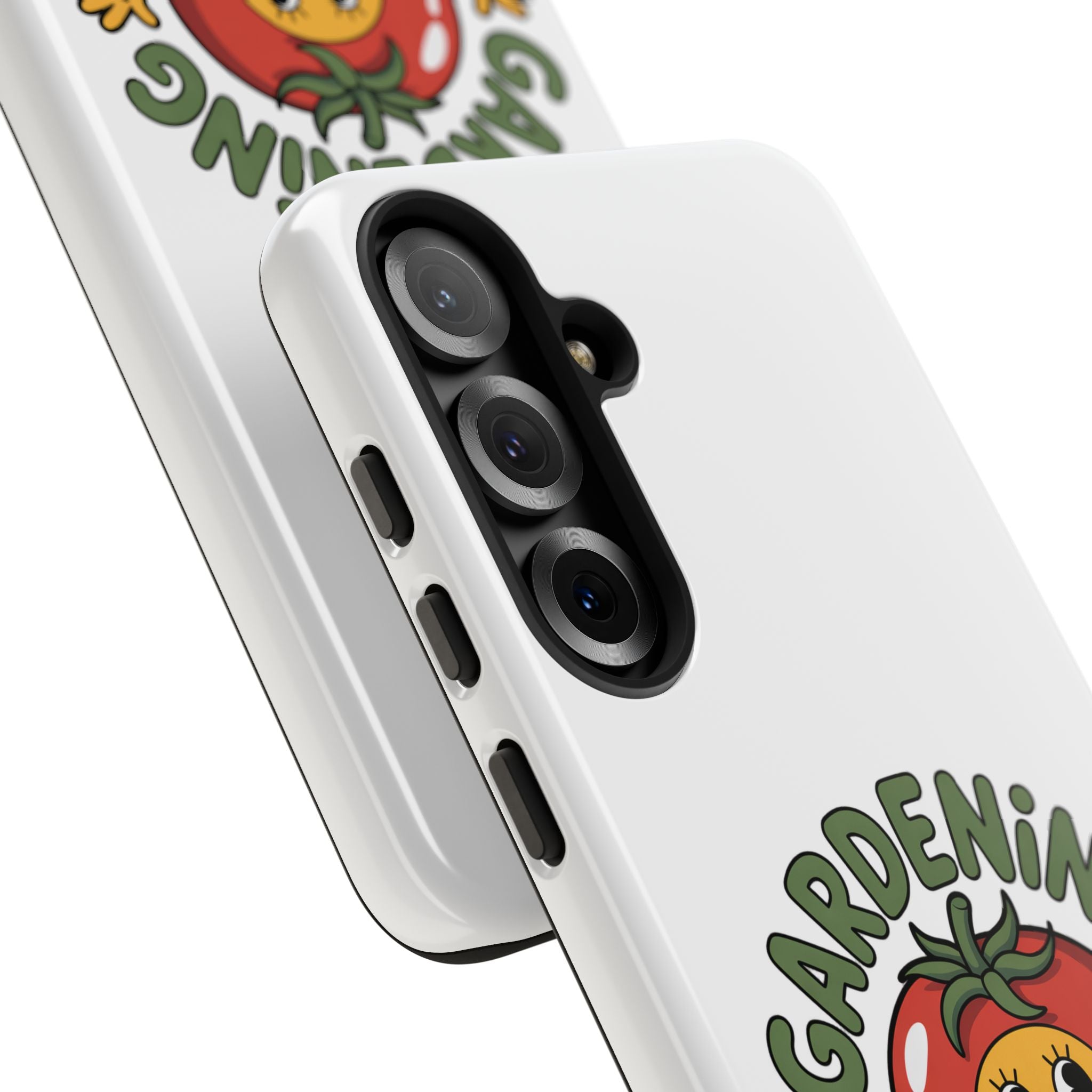 Gardening Skills Phone Case — Cute Tomato Plant Lover Protective Cover