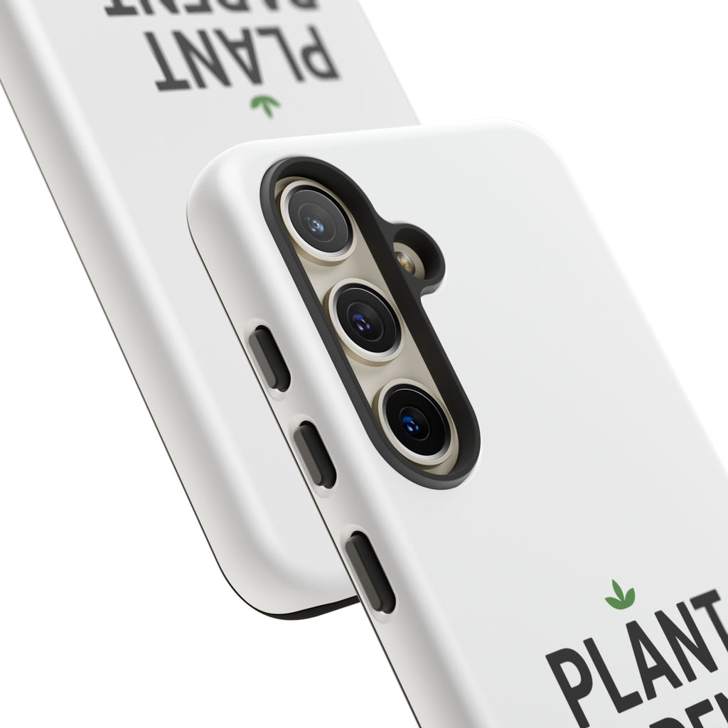 Plant Parent Tough Phone Case – Minimalist Plant Lover Protective Cover