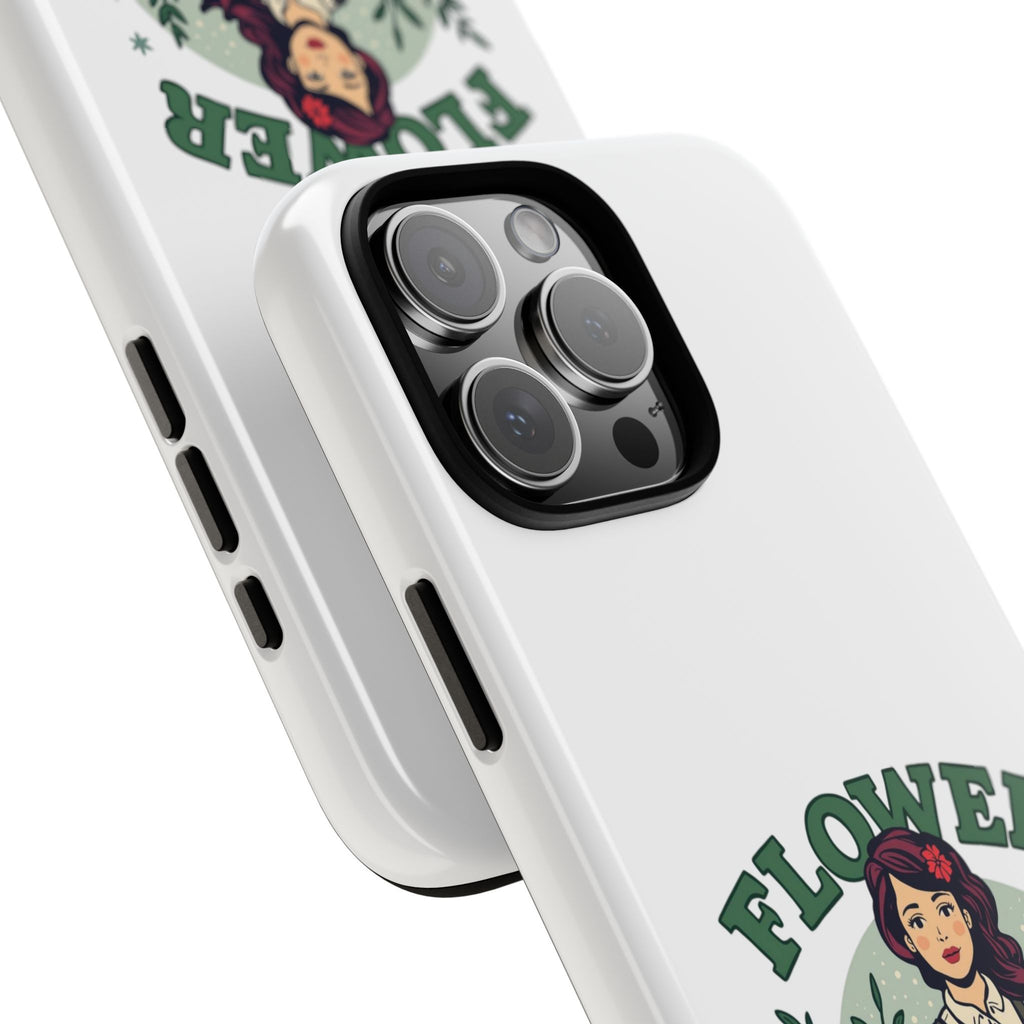 Phone Case - 'Flower Power' Retro Gardener Floral Protective Case