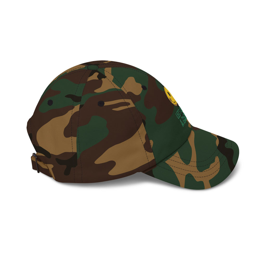 Dad Cap - 'Let’s Grow a Garden' Smiley Embroidered Hat