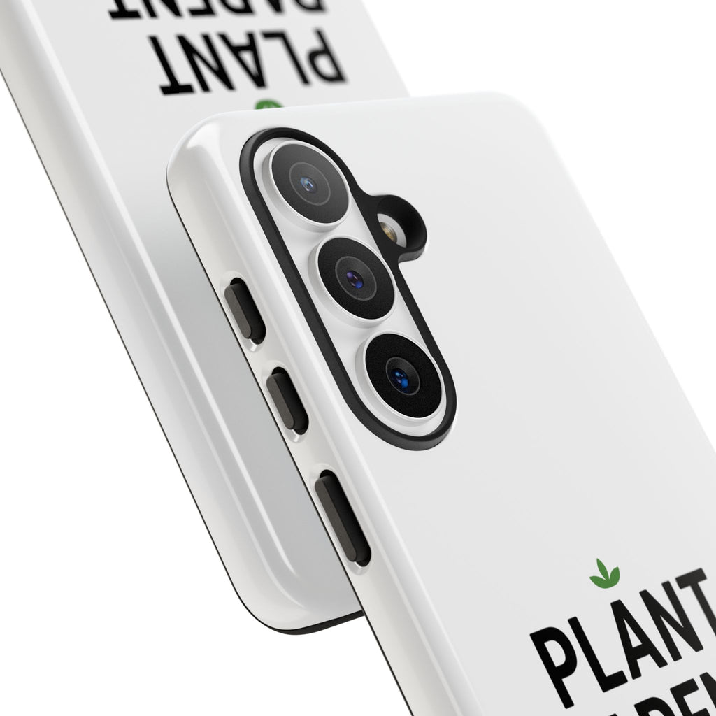 Plant Parent Tough Phone Case – Minimalist Plant Lover Protective Cover