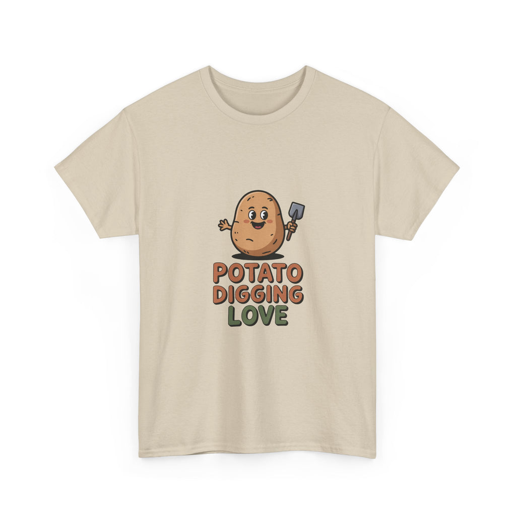 T-Shirt — "Potato Digging Love" Cute Gardening Veggie Tee