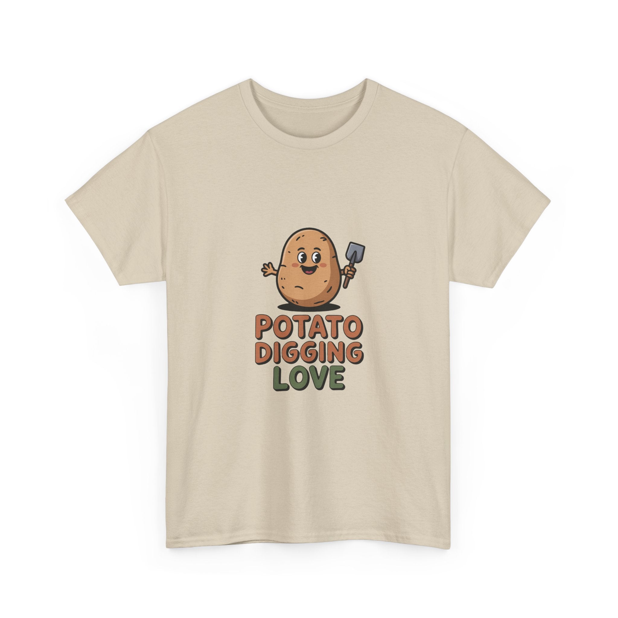 T-Shirt — "Potato Digging Love" Cute Gardening Veggie Tee