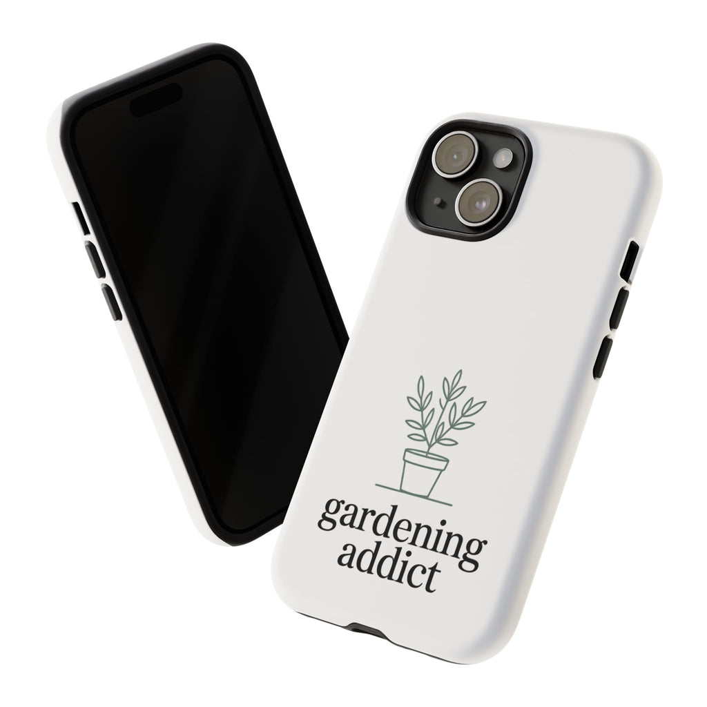 Phone Case — 'gardening addict' Minimal Plant Design