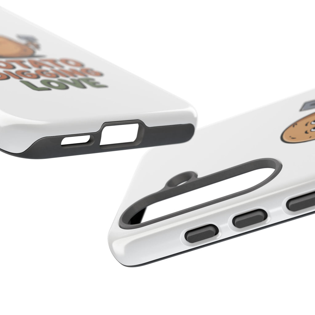 Phone Case — "Potato Digging Love" Cute Gardening Cartoon Protective Cover