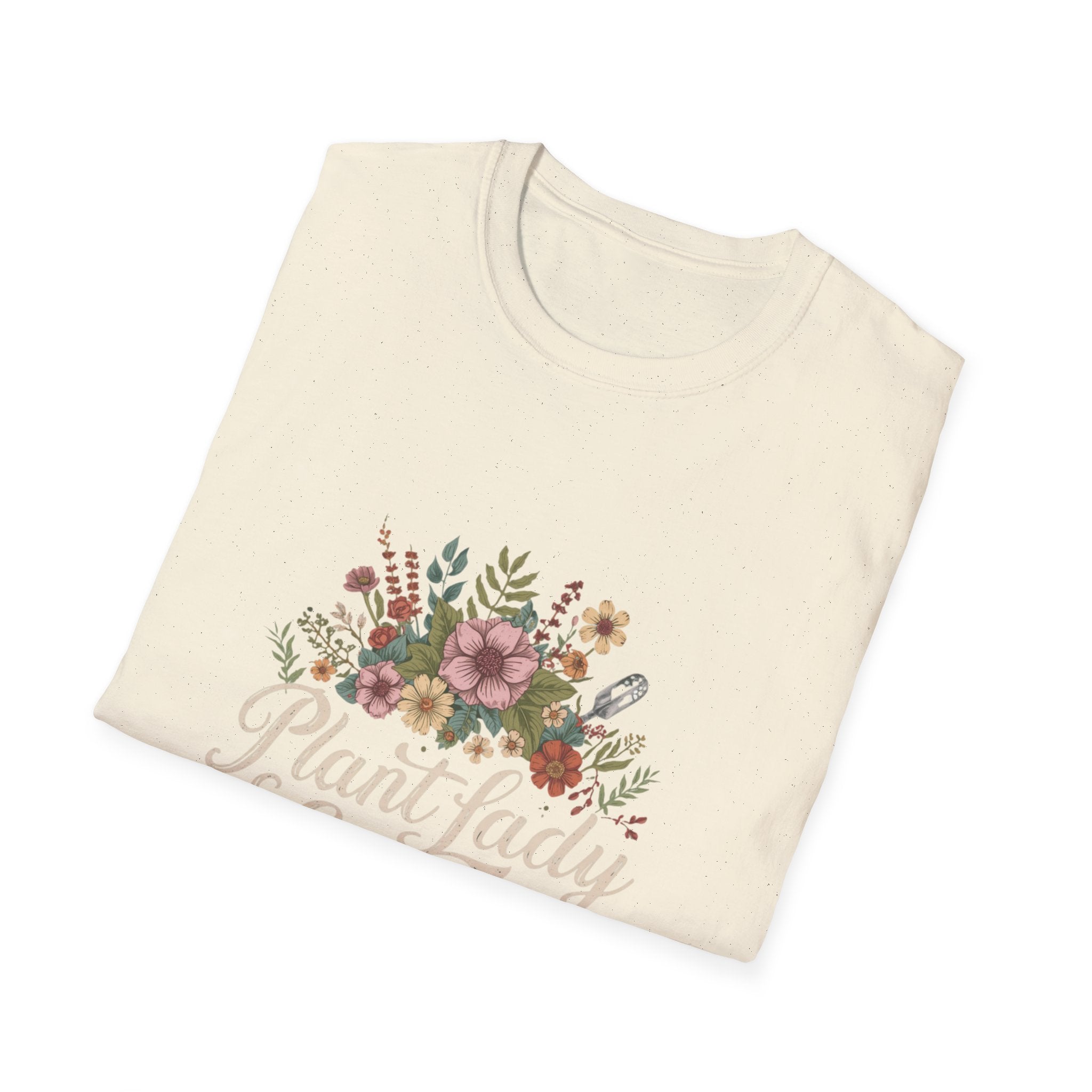 Delicate Floral T-Shirt - “Plant Lady Energy"
