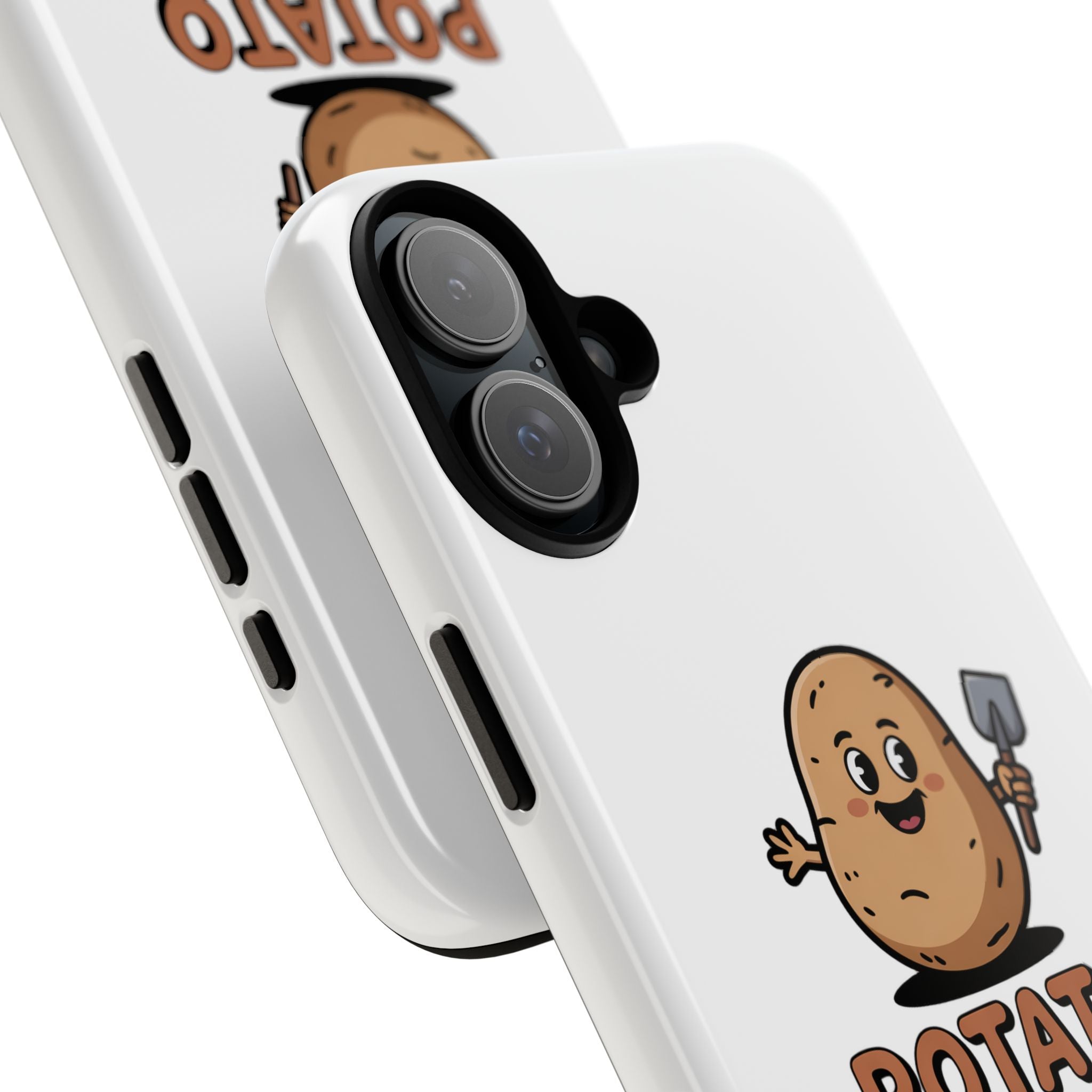 Phone Case — "Potato Digging Love" Cute Gardening Cartoon Protective Cover