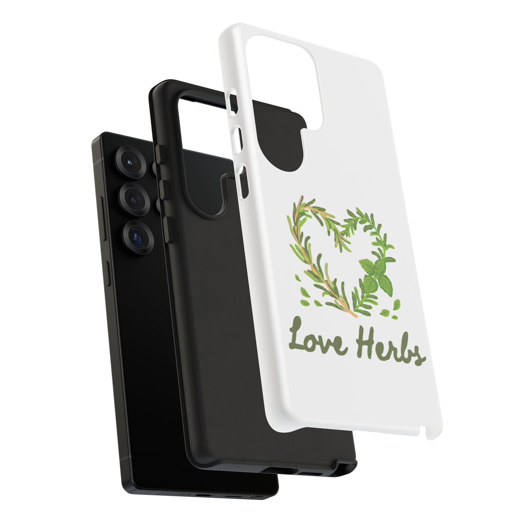 Herb Heart Phone Case - "Love Herbs" Botanical iPhone Cover