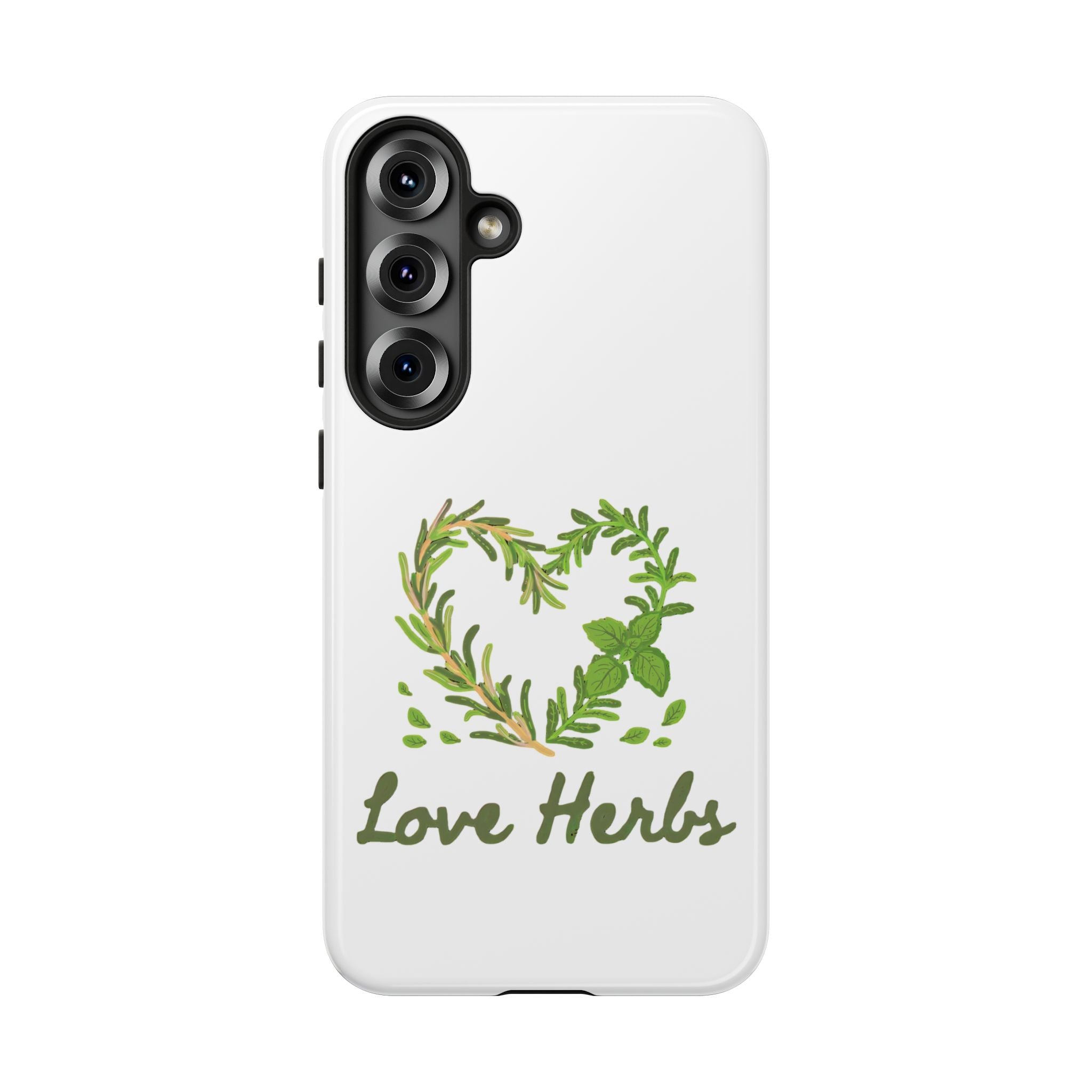 Herb Heart Phone Case - "Love Herbs" Botanical iPhone Cover
