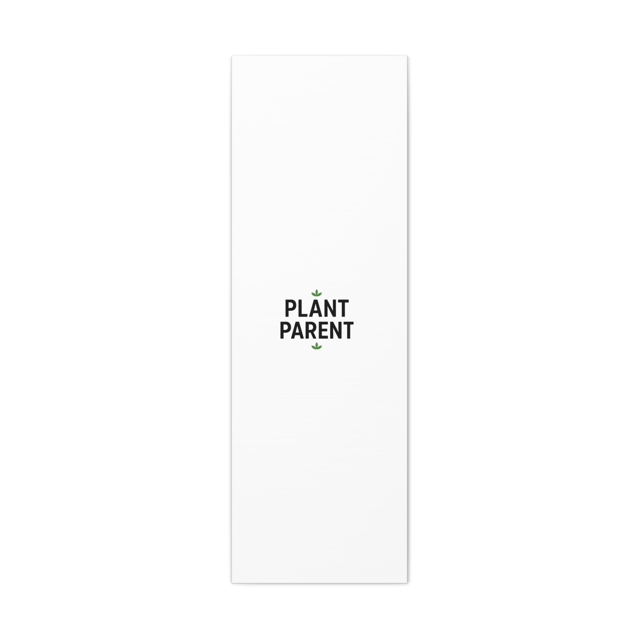 Plant Parent Canvas Wall Art — Minimalist Botanical Typography Print