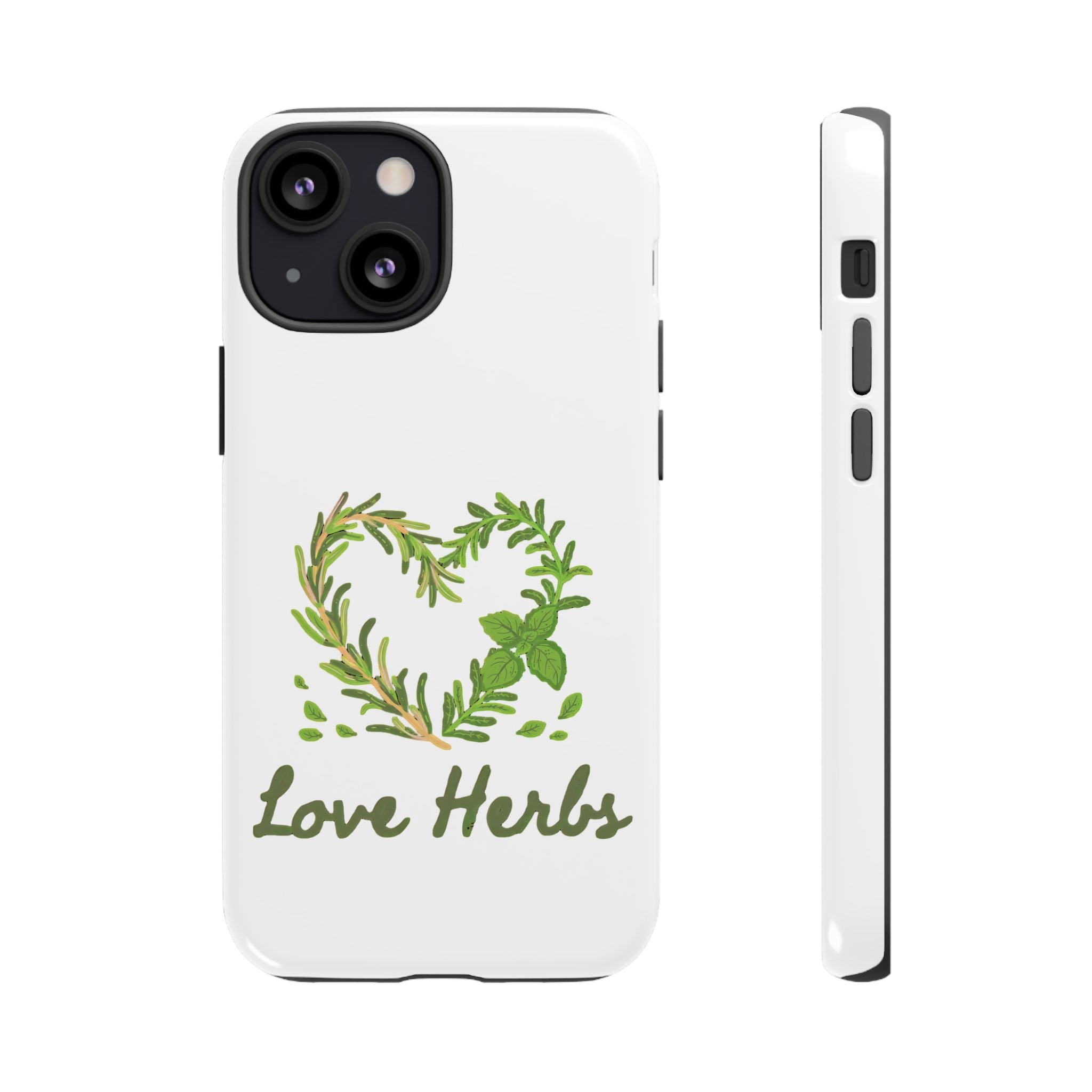 Herb Heart Phone Case - "Love Herbs" Botanical iPhone Cover