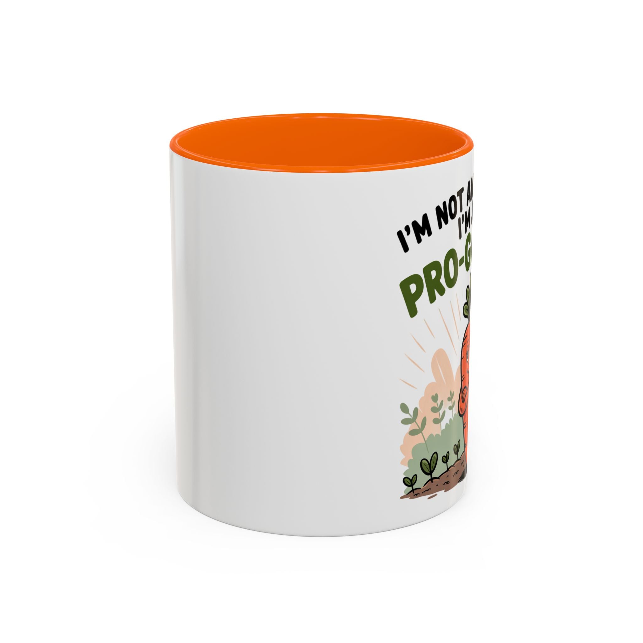 Pro-Garden Coffee Mug – "I'm Not Anti-Social; I'm Just Pro-Garden" Accent Mug