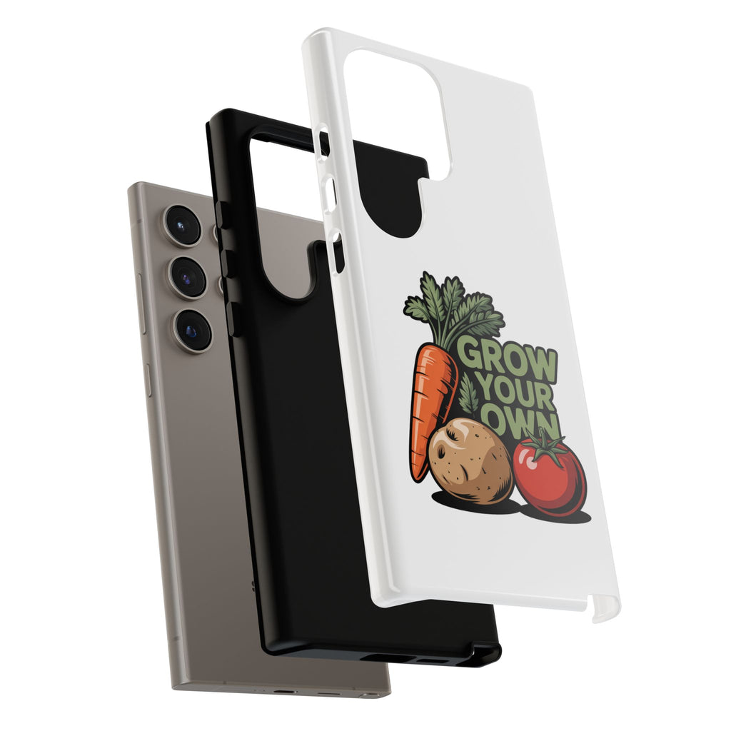 Grow Your Own Vegetables Phone Case — Gardening Carrot Potato Tomato Design