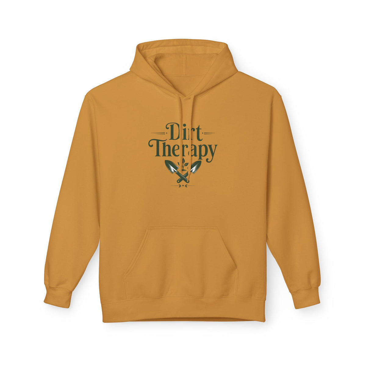 Hoodie - "Dirt Therapy" Gardening Hoodie with Plant Graphic