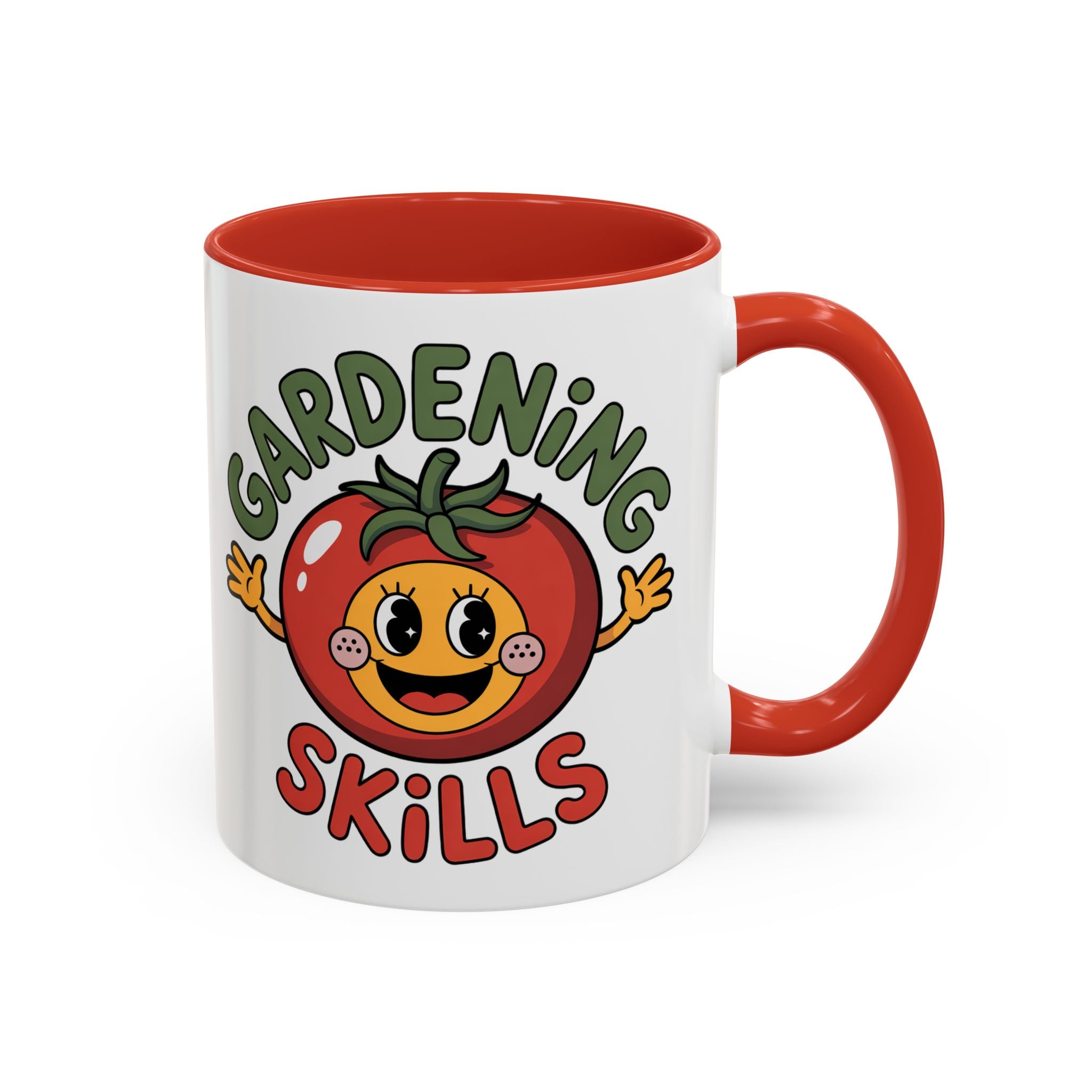 Gardening Skills Tomato Mug — Cute Gardener Coffee Cup (11/15oz)
