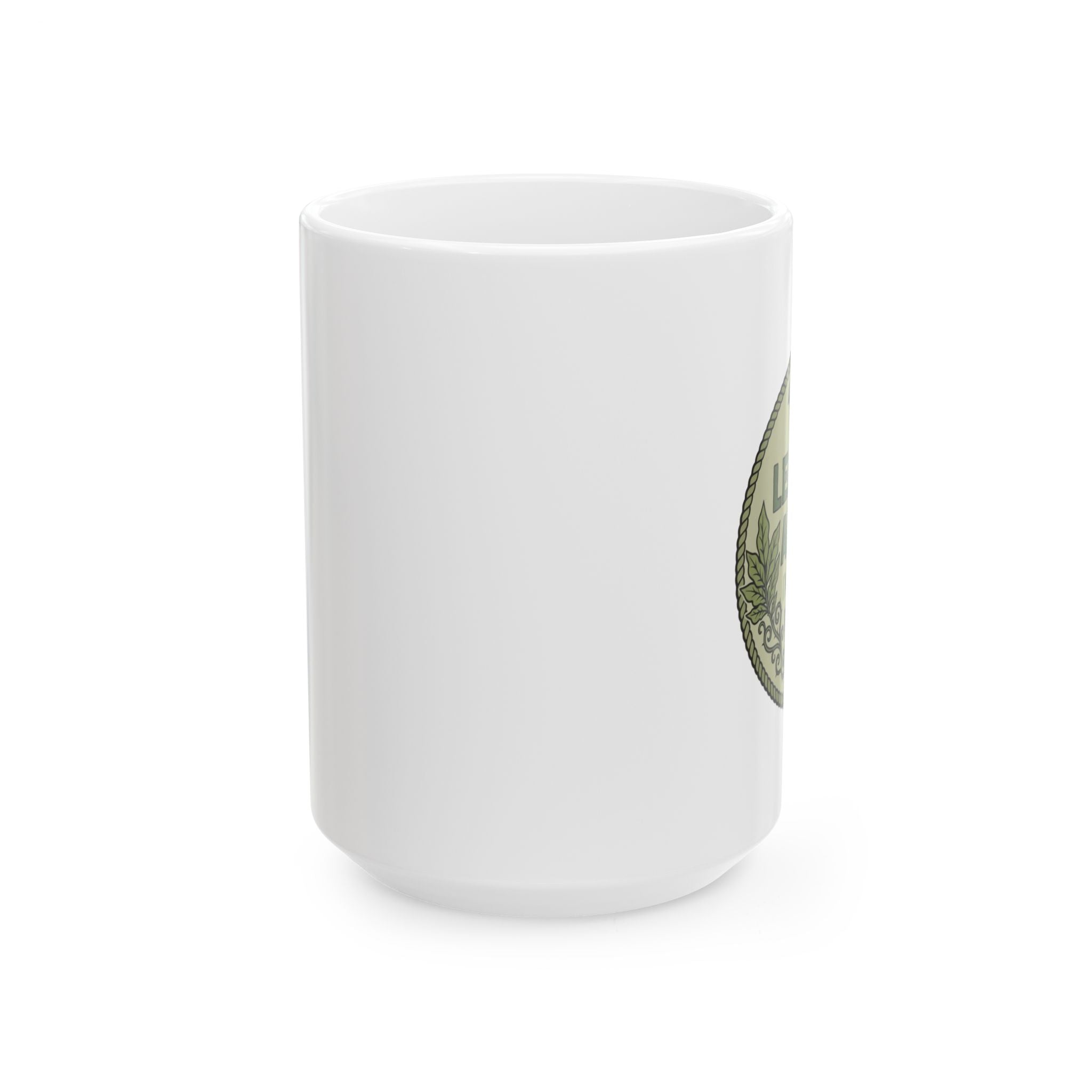 Leaf Me Alone I'm Gardening Ceramic Mug – Vintage Garden Lover Coffee Cup (11oz, 15oz)
