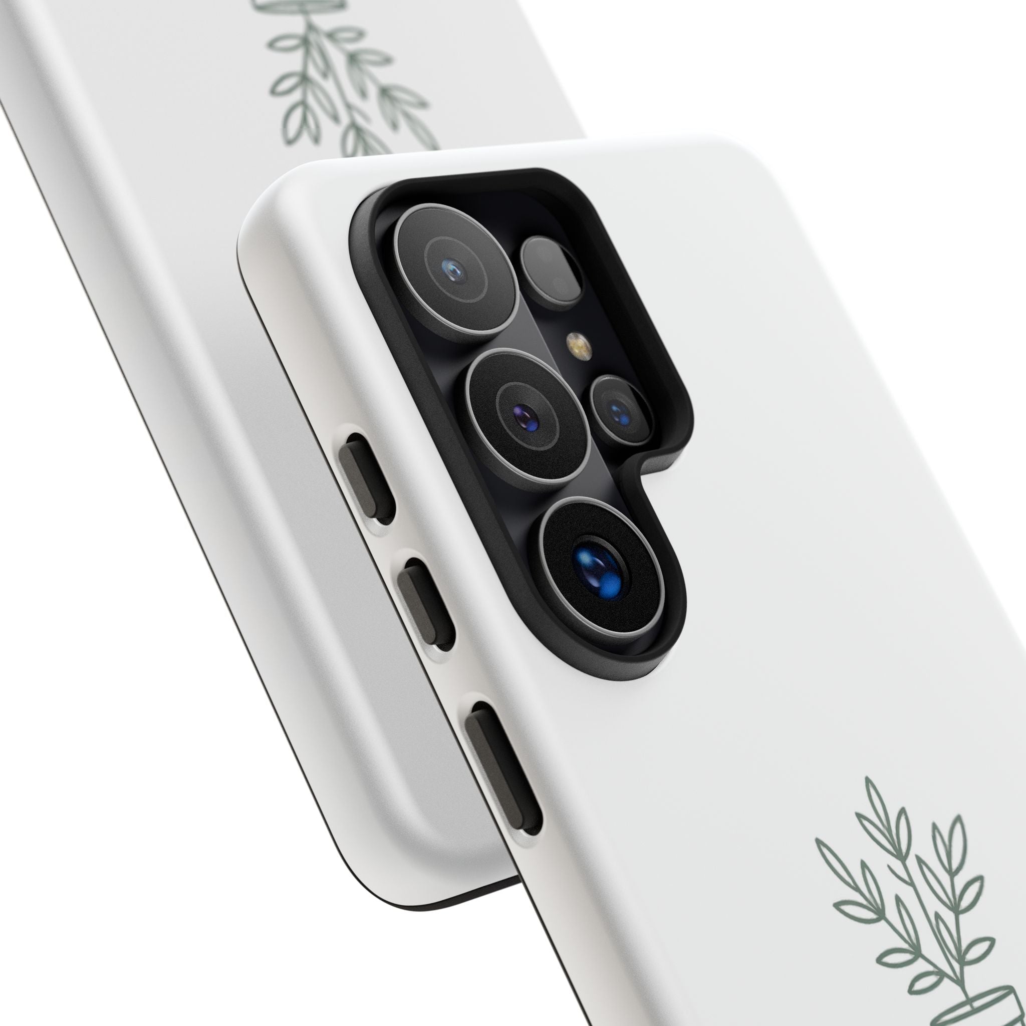 Phone Case — 'gardening addict' Minimal Plant Design
