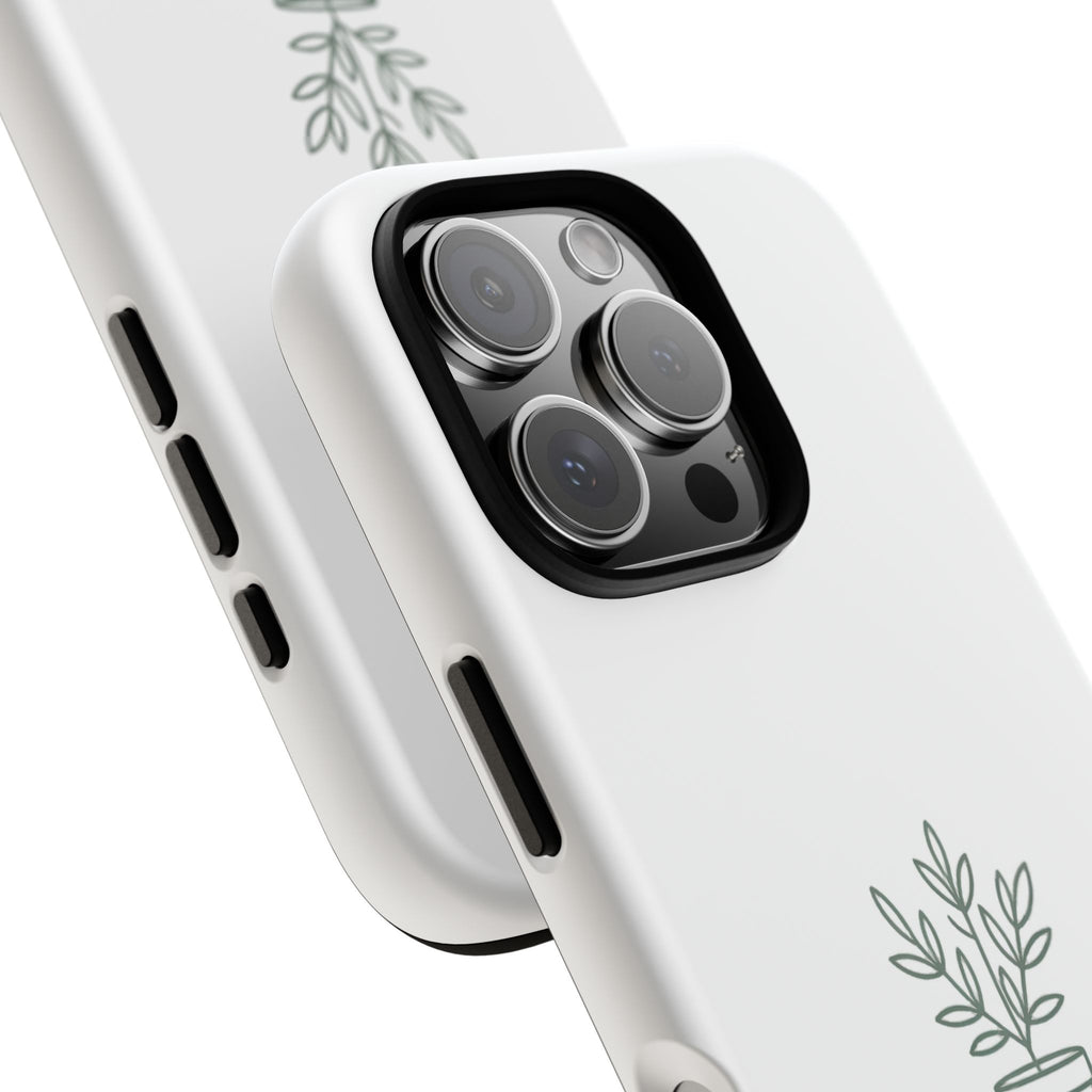 Phone Case — 'gardening addict' Minimal Plant Design