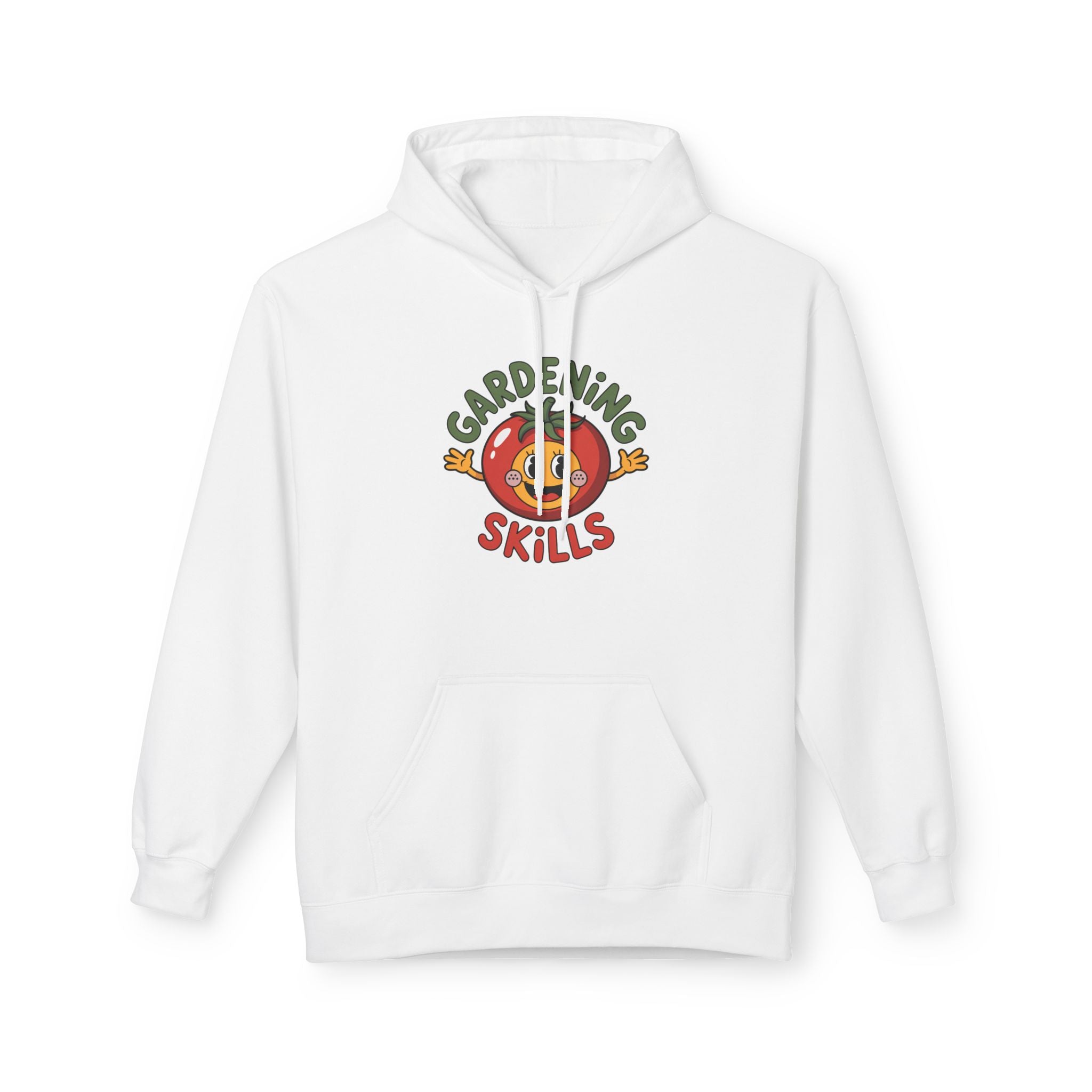 Gardening Skills Hoodie — Cute Tomato Illustration Gardeners Gift
