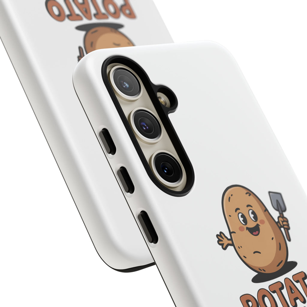 Phone Case — "Potato Digging Love" Cute Gardening Cartoon Protective Cover