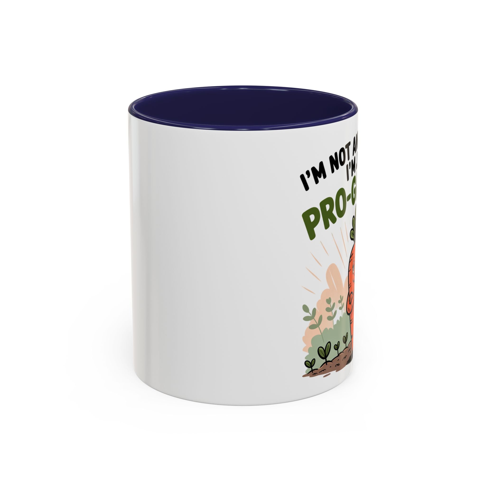 Pro-Garden Coffee Mug – "I'm Not Anti-Social; I'm Just Pro-Garden" Accent Mug