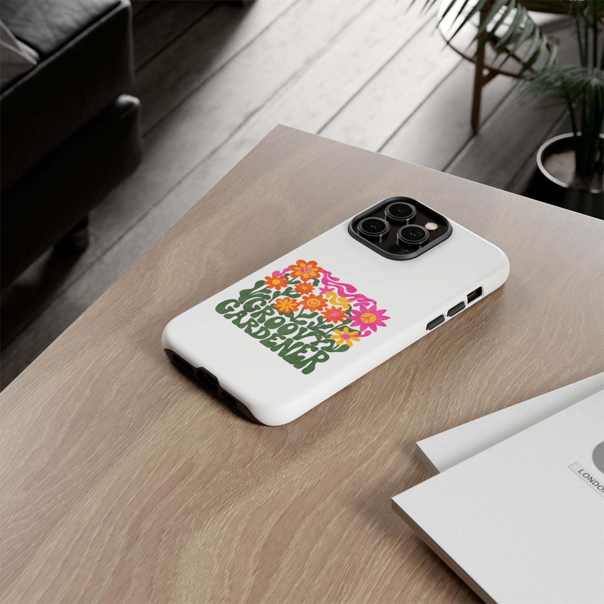 Groovy Gardener Phone Case - Retro Floral iPhone Cover