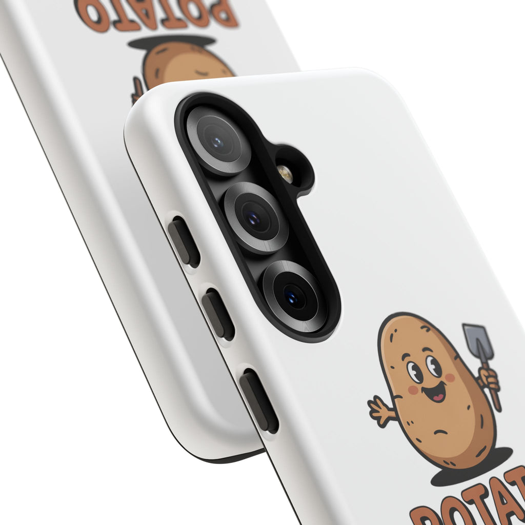 Phone Case — "Potato Digging Love" Cute Gardening Cartoon Protective Cover