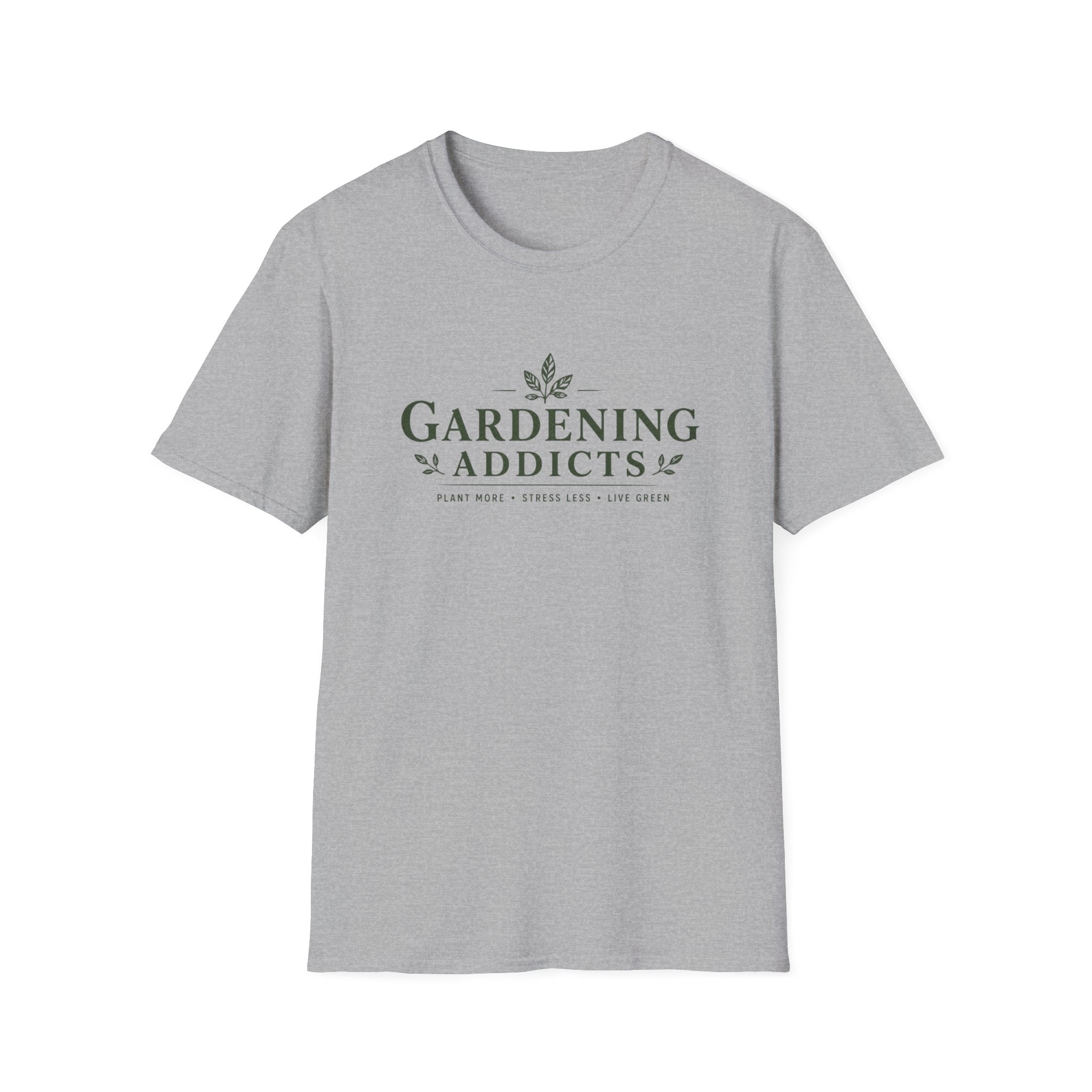 Gardening Addicts T-Shirt — Plant More, Stress Less Gardeners Tee