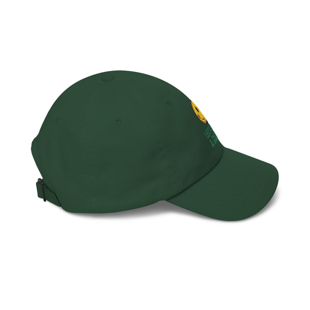 Dad Cap - 'Let’s Grow a Garden' Smiley Embroidered Hat