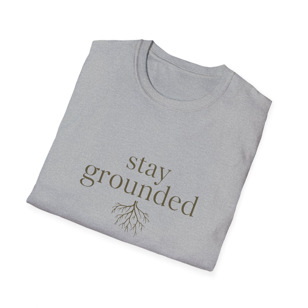 Stay Grounded Tee — Minimalist Rooted Graphic T-Shirt