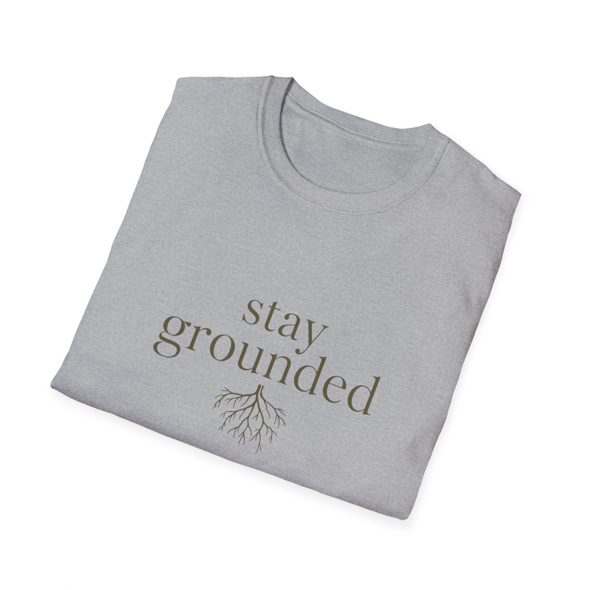 Stay Grounded Tee — Minimalist Rooted Graphic T-Shirt