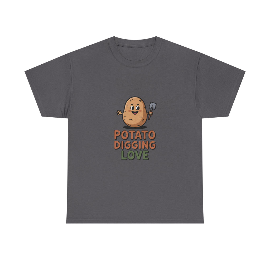 T-Shirt — "Potato Digging Love" Cute Gardening Veggie Tee
