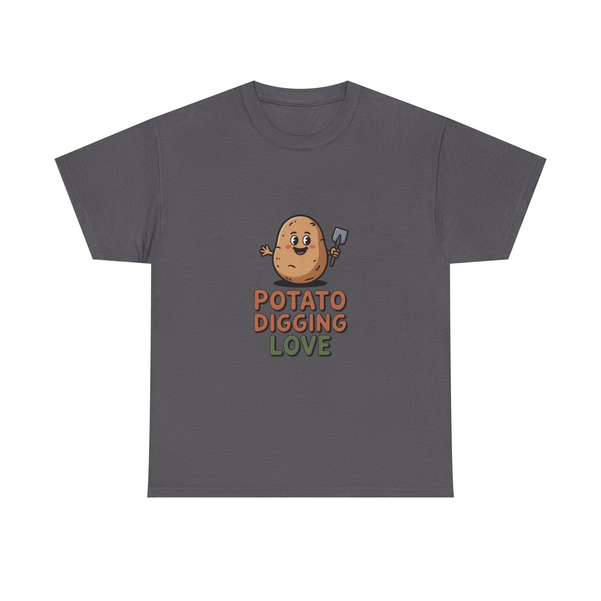 T-Shirt — "Potato Digging Love" Cute Gardening Veggie Tee