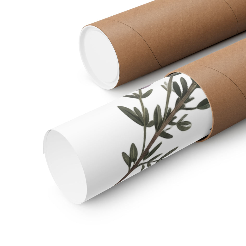 Thyme to Relax Botanical Poster — Calming Kitchen or Spa Wall Art