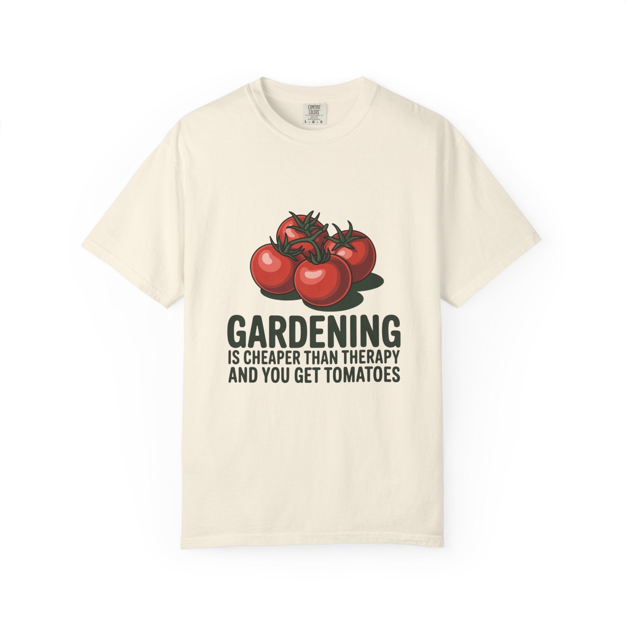 Gardening Is Cheaper Than Therapy T-Shirt – Funny Tomato Gardeners Tee