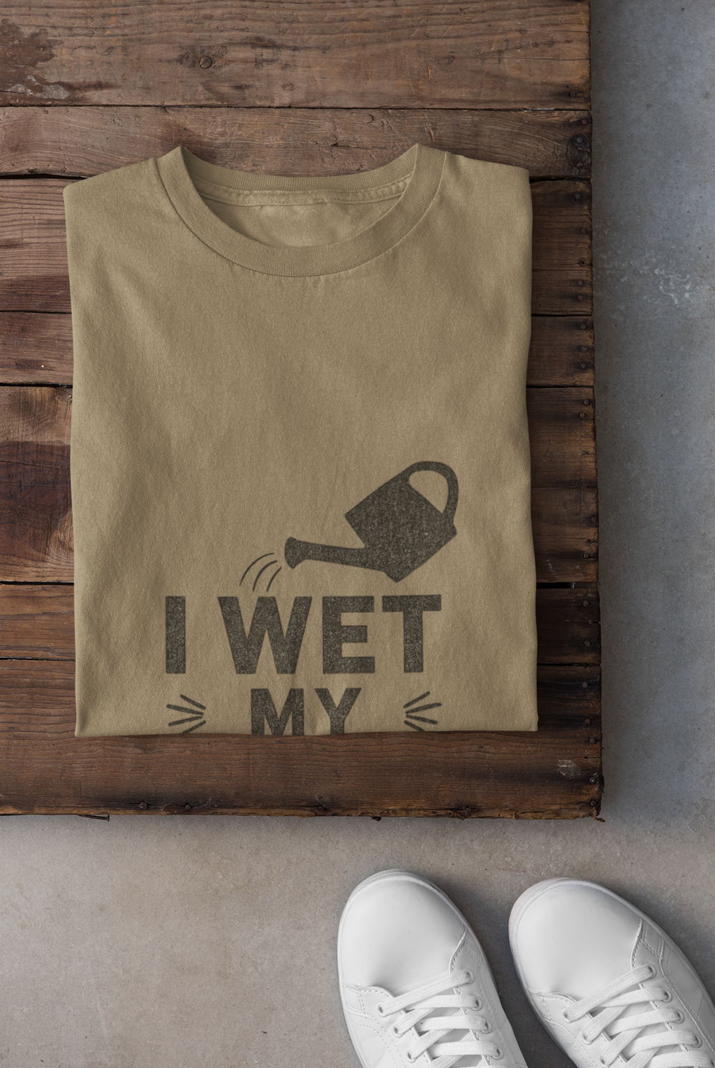 I Wet My Plants Long Sleeve Tee — Funny Plant Lover Gardening Shirt