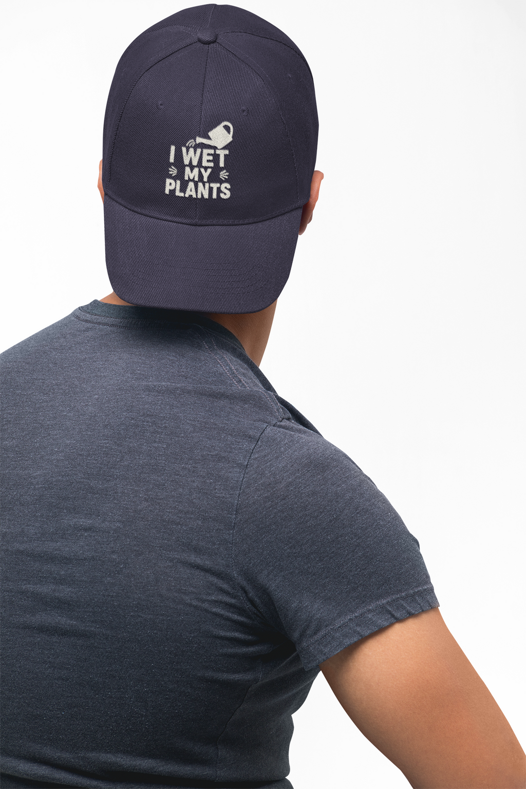 Dad Cap — “I Wet My Plants” Gardening Hat