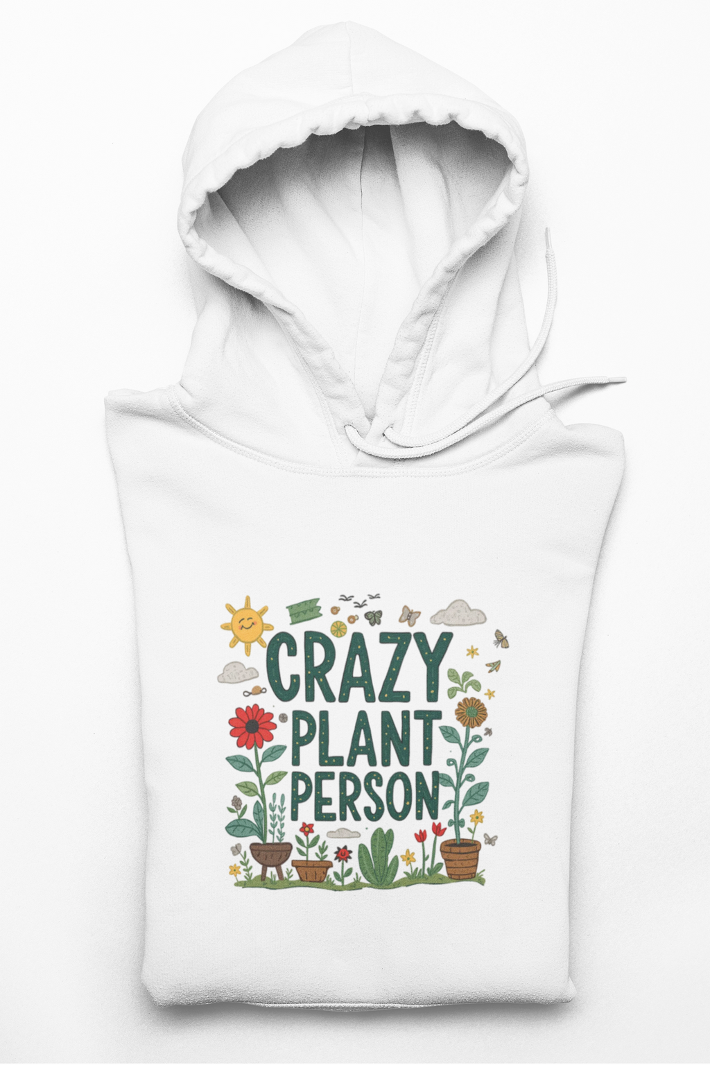 Crazy Plant Person Hoodie – Botanical Gardener Gift Sweatshirt
